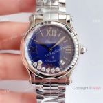 YF Swiss Replica Chopard HAPPY SPORT Ladies Watch Stainless Steel Blue Dial_th.jpg